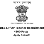 DEE Assistant Teacher Recruitment 2025