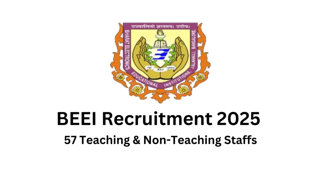 BEEI Recruitment 2025