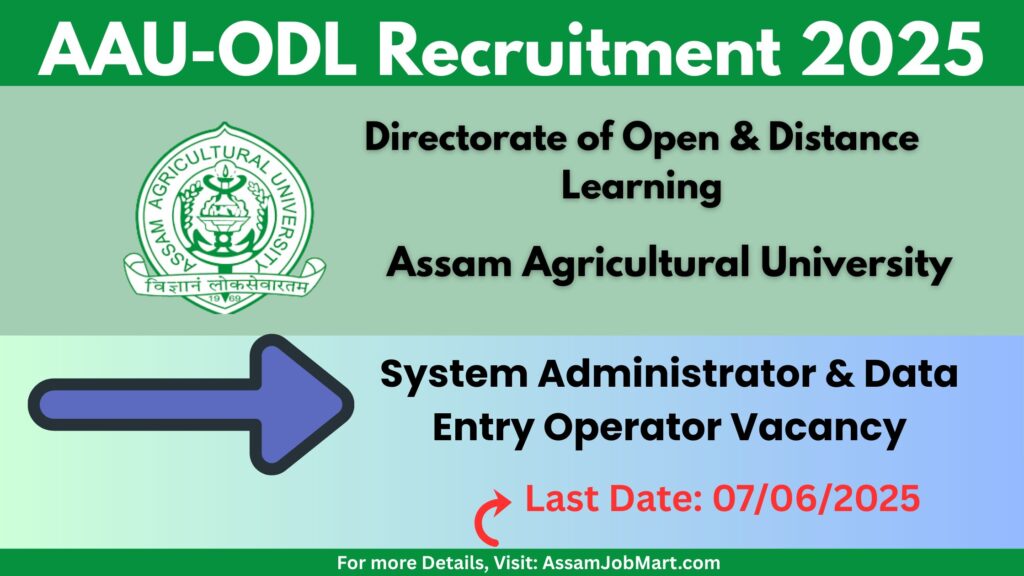 AAU-ODL Recruitment 2025
