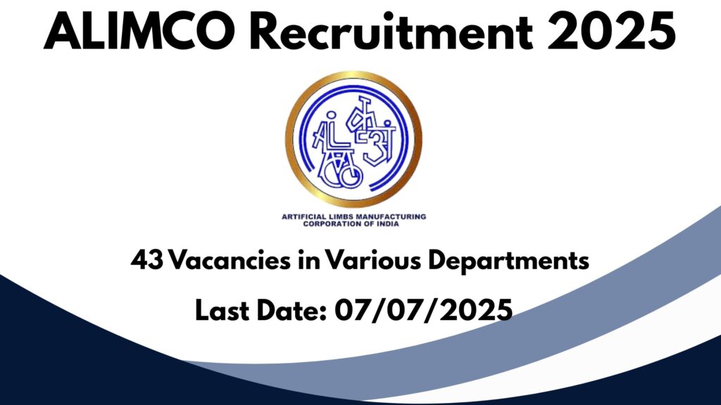 ALIMCO Recruitment 2025