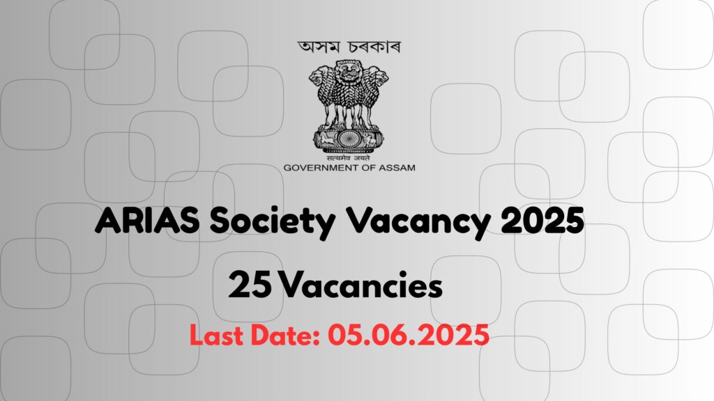 ARIAS Society Vacancy 2025