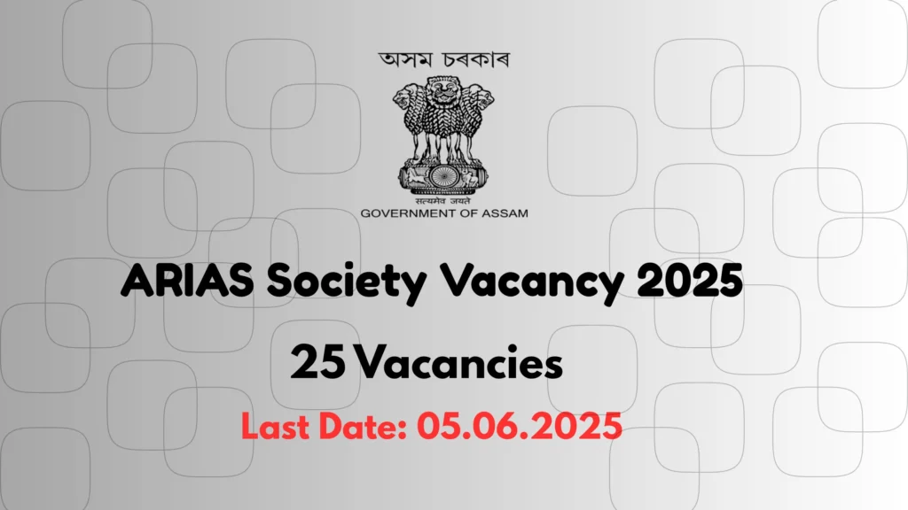 ARIAS Society Vacancy 2025
