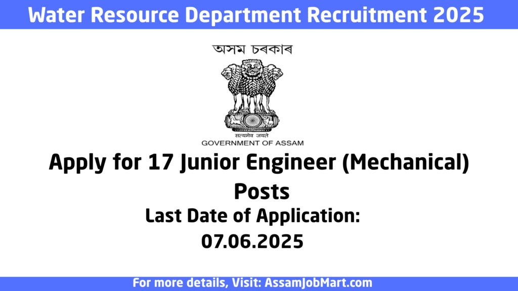 Water Resource Department Recruitment 2025