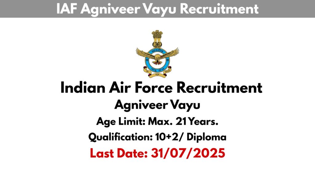 IAF Agniveer Vayu Recruitment
