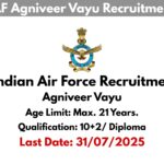 IAF Agniveer Vayu Recruitment