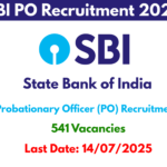 SBI PO Recruitment 2025