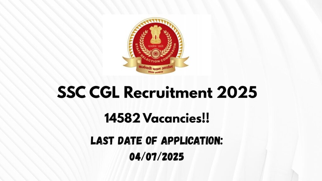 SSC CGL Recruitment 2025