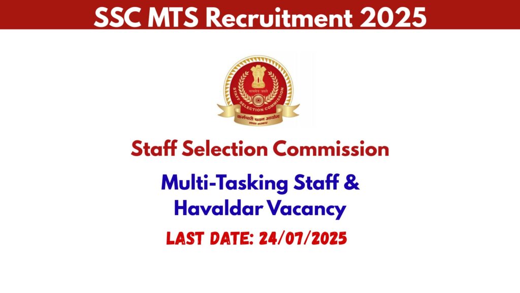 SSC MTS Recruitment 2025