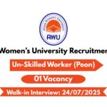 Assam Women University Recruitment 2025