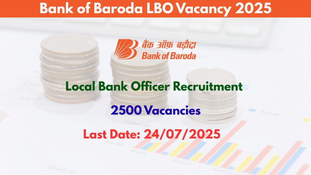 Bank of Baroda LBO Vacancy 2025
