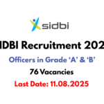 SIDBI Recruitment 2025