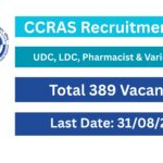 CCRAS Recruitment 2025