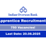 IOB Apprentice Recruitment 2025