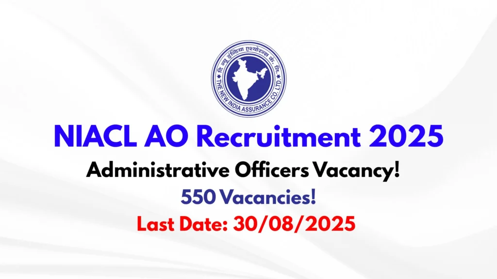 NIACL AO Recruitment 2025