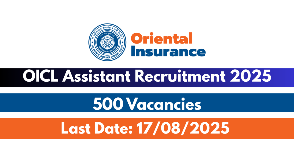 OICL Assistant Recruitment 2025