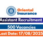OICL Assistant Recruitment 2025