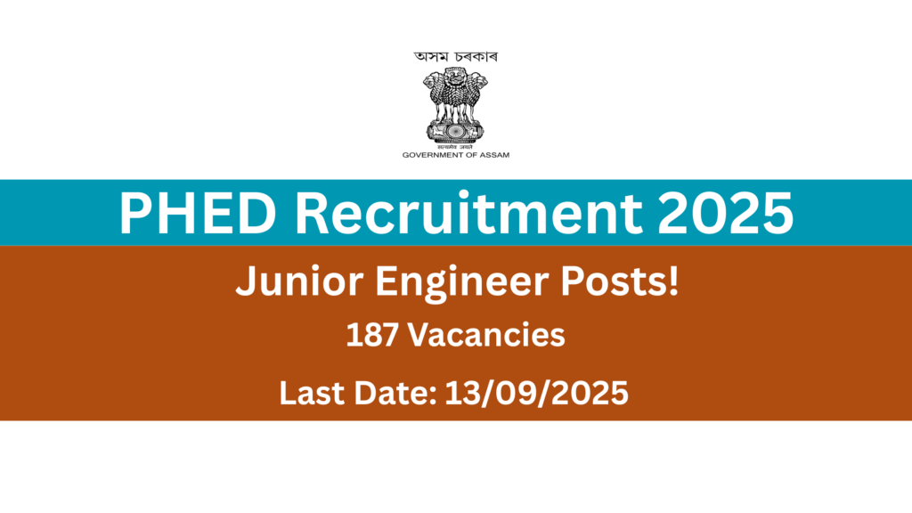 PHED Recruitment 2025