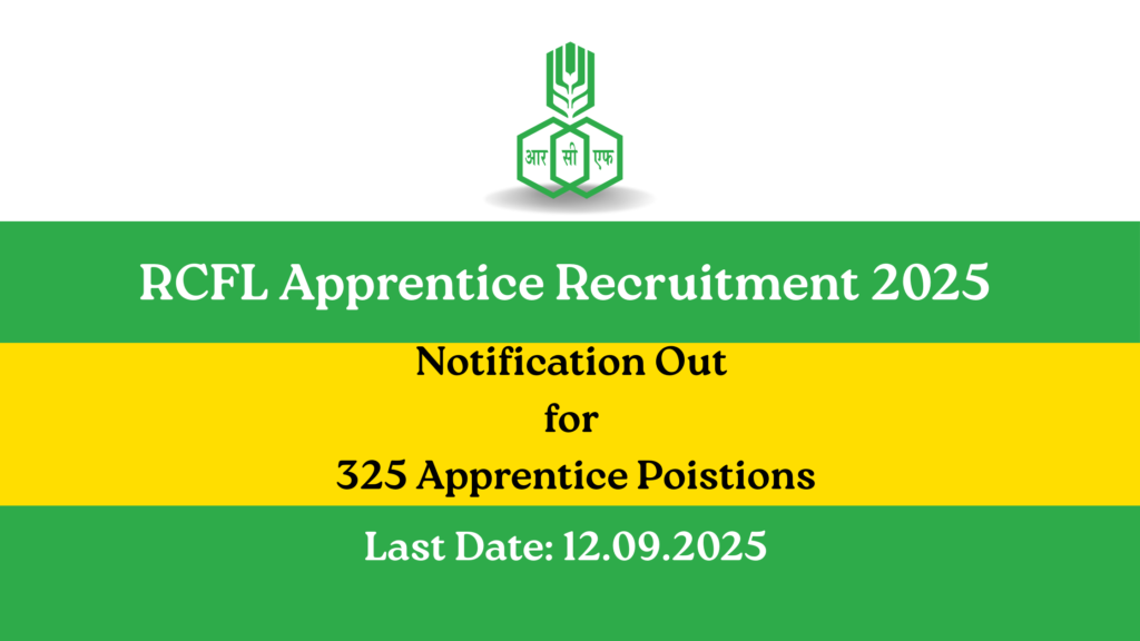 RCFL Apprentice Recruitment 2025