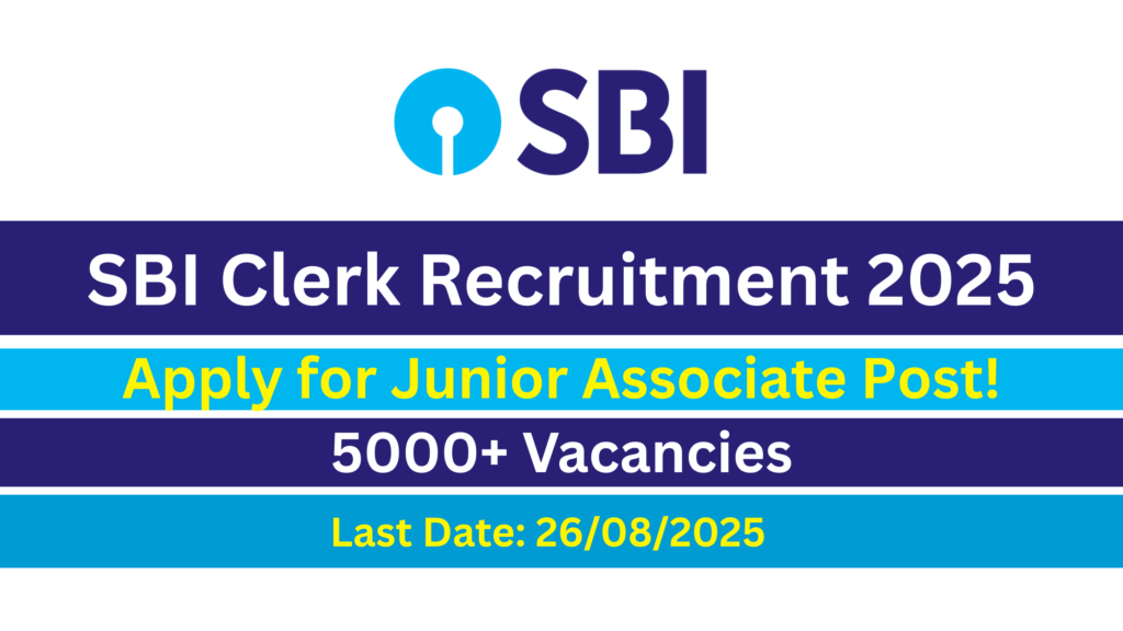 SBI Clerk Recruitment 2025
