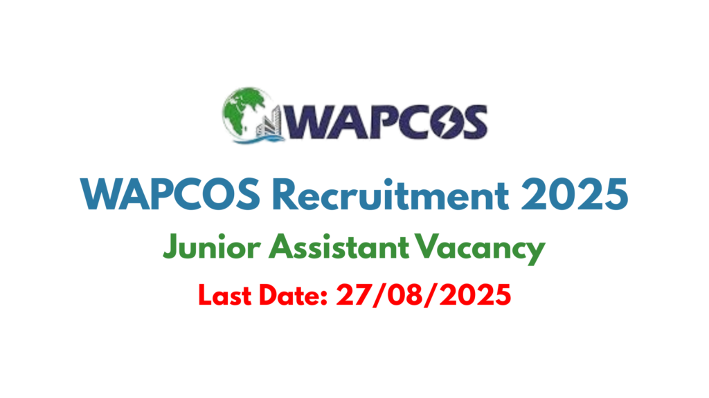WAPCOS Recruitment 2025