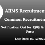 AIIMS Recruitment 2025