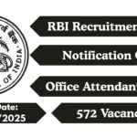 RBI Office Attendant Recruitment 2026