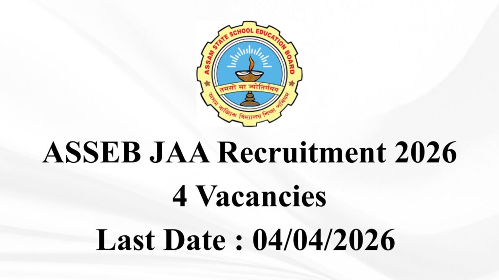 ASSEB JAA Recruitment 2026