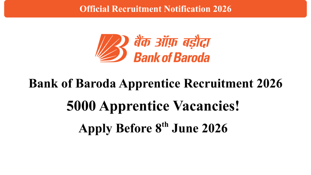 Bank of Baroda Apprentice Recruitment 2026