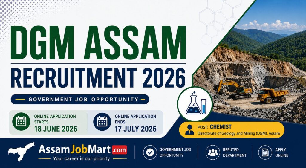 DGM Assam Recruitment 2026