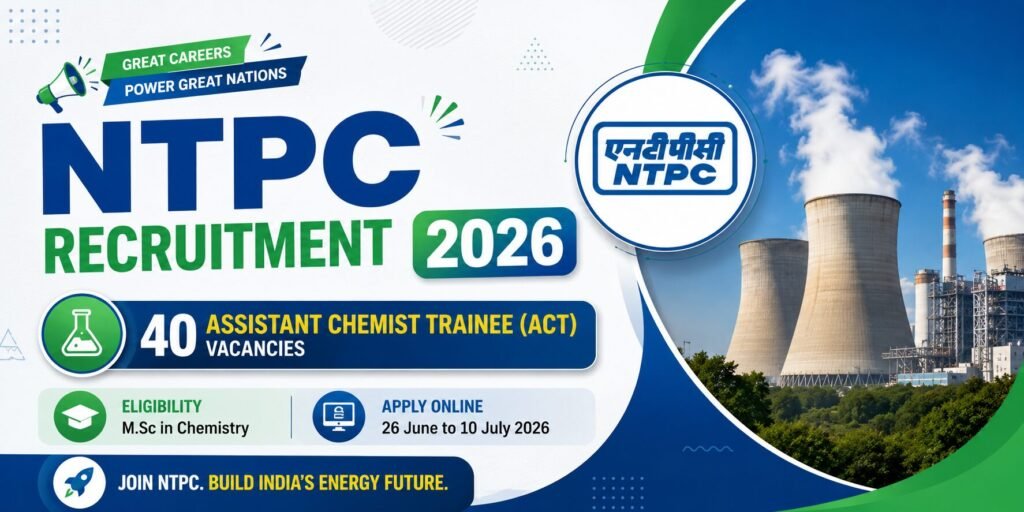 NTPC Recruitment 2026