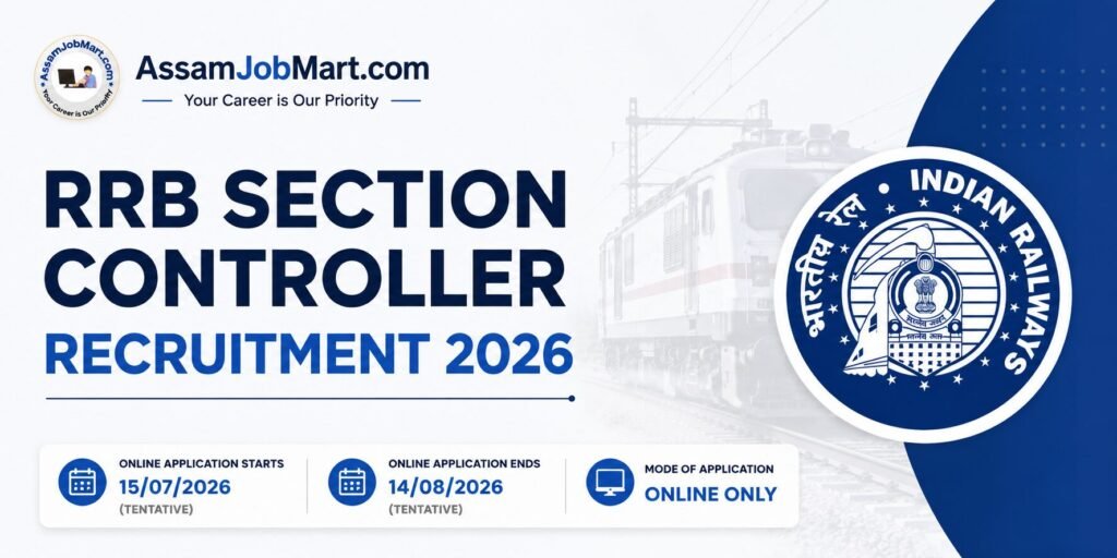 RRB Section Controller Recruitment 2026