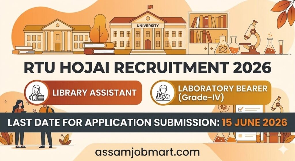 RTU Hojai Recruitment 2026