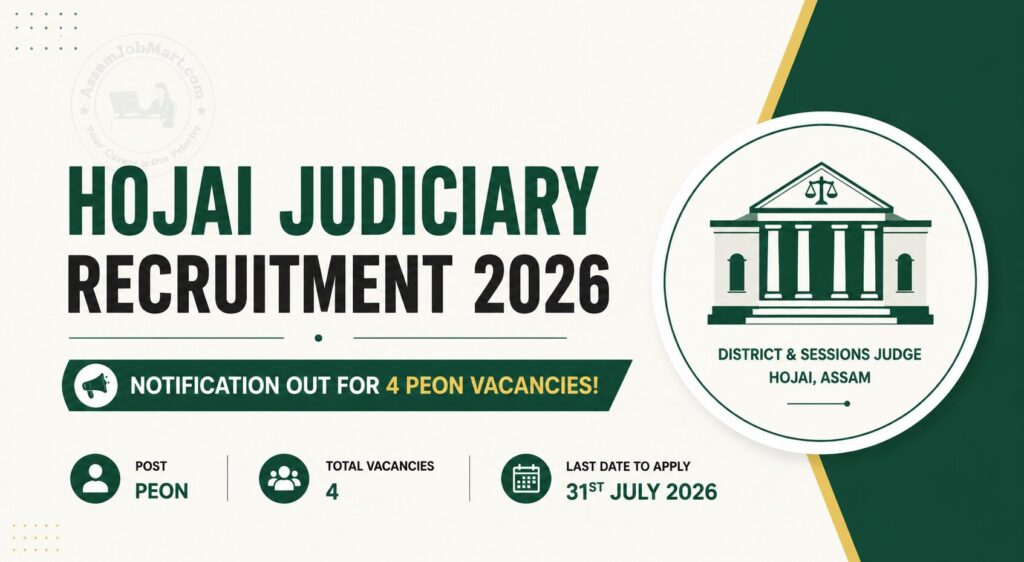 Hojai Judiciary Recruitment 2026