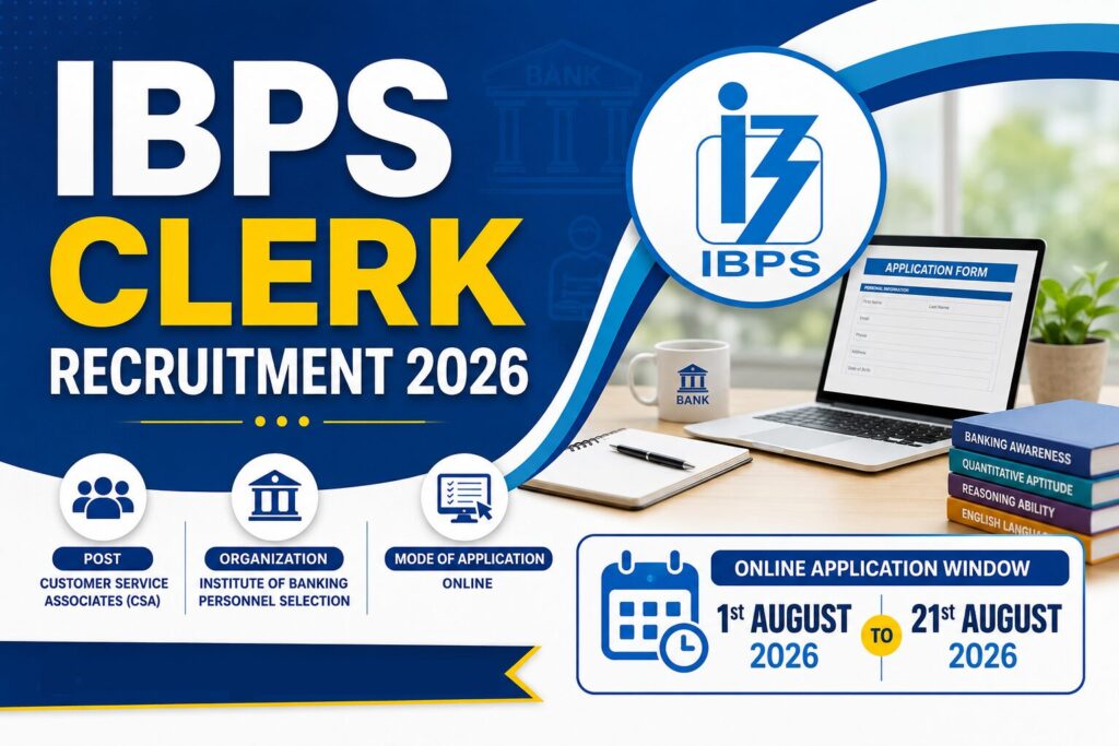 IBPS Clerk Recruitment 2026