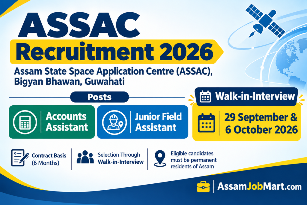 ASSAC Recruitment 2026