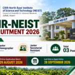 CSIR NEIST Jorhat Recruitment 2026