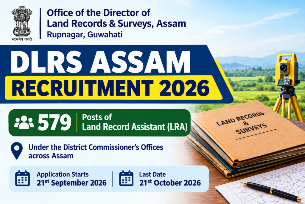 DLRS Assam Recruitment 2026