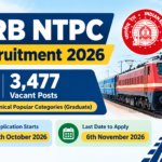 RRB NTPC Recruitment 2026