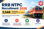 RRB NTPC Recruitment 2026