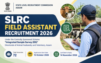 SLRC Field Assistant Recruitment 2026