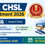 SSC CHSL Recruitment 2026