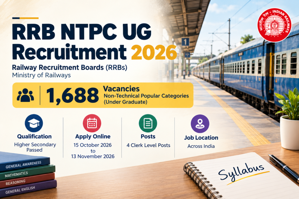 RRB NTPC UG Recruitment 2026