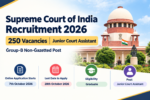Supreme Court of India Recruitment 2026