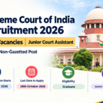 Supreme Court of India Recruitment 2026